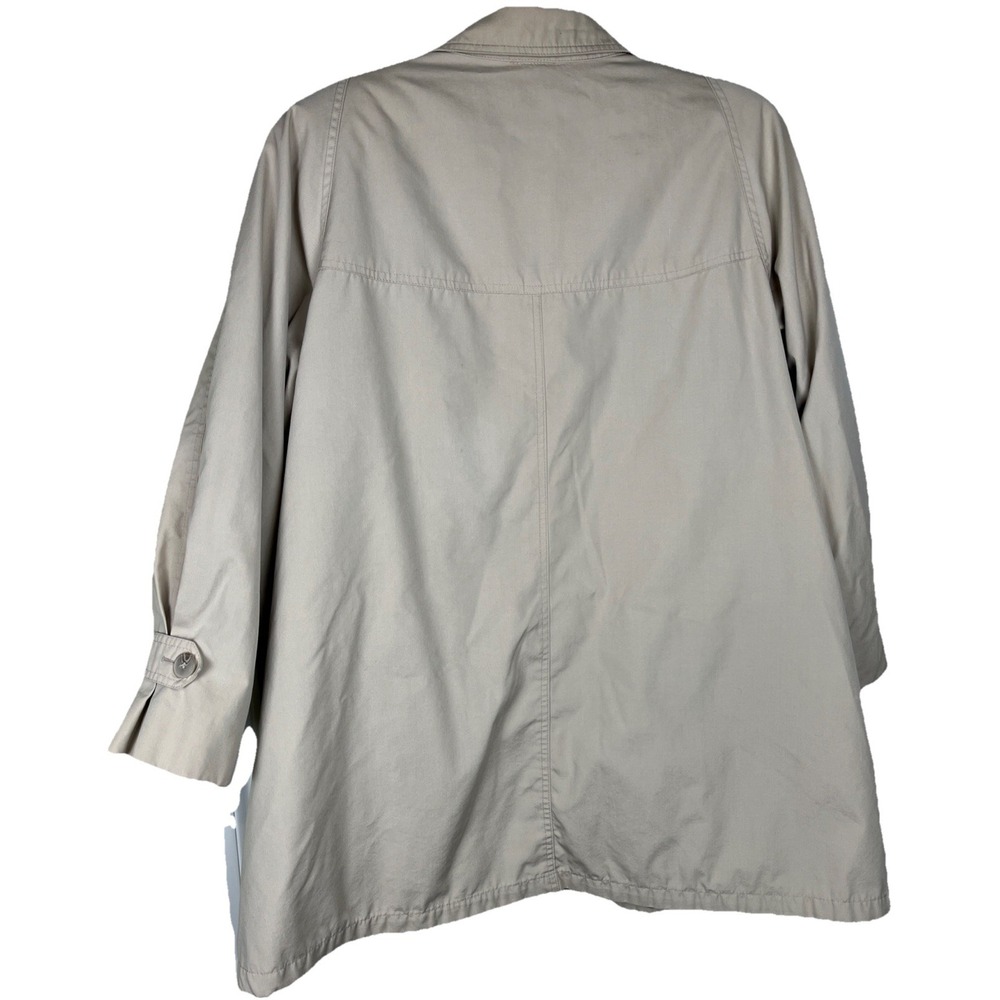 Vintage London Fog Beige Lined Trench Coat Womens‎ Size 22W - Picture 6 of 10